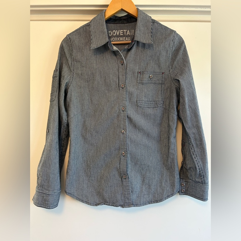 Women’s Dovetail Workwear Striped Button Down Shirt